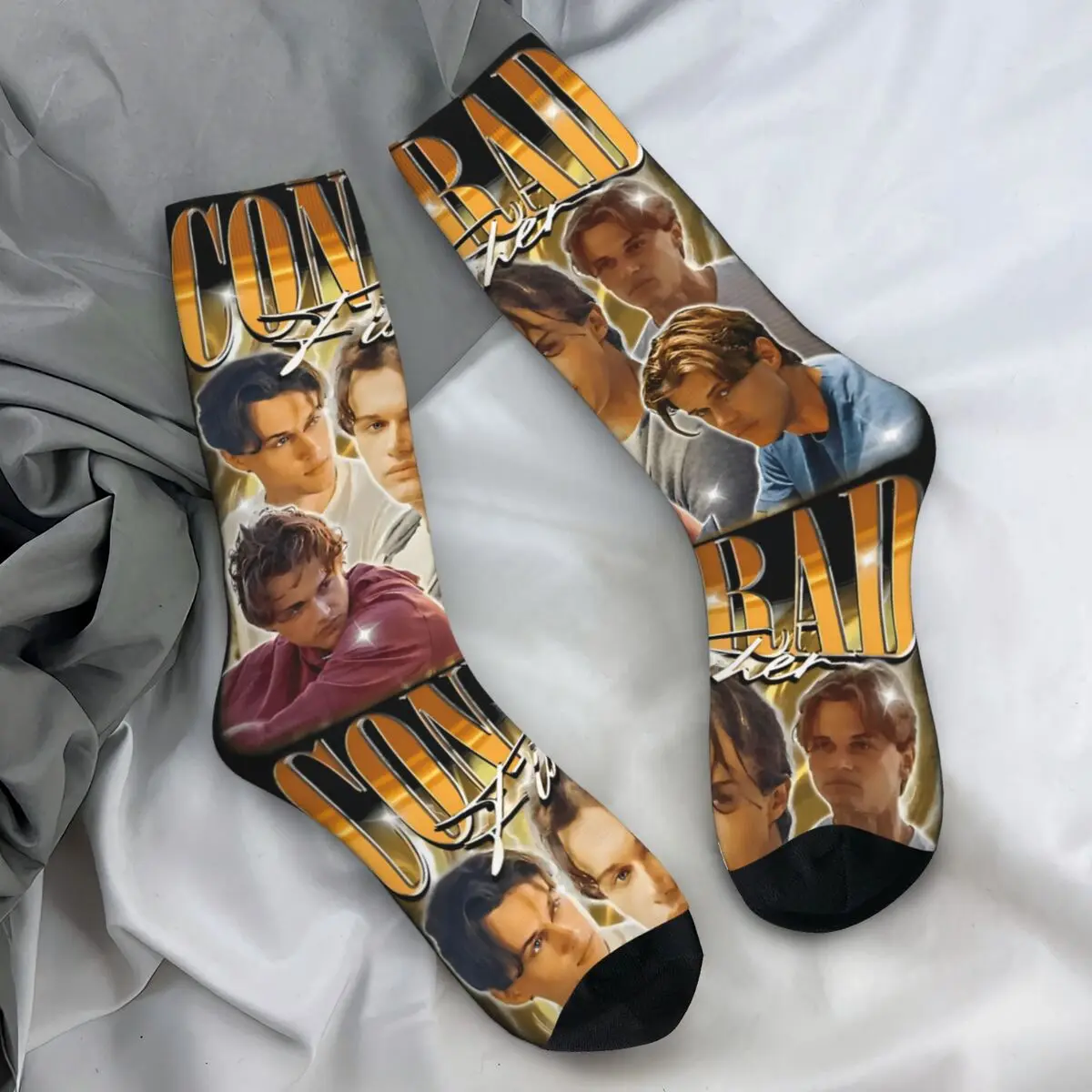 كونراد فيشر جوارب غير شرعية الصيف تحولت جوارب مضحكة جميلة الكبار الرجال لينة تسلق الجوارب الخريف المضادة للانزلاق الجوارب