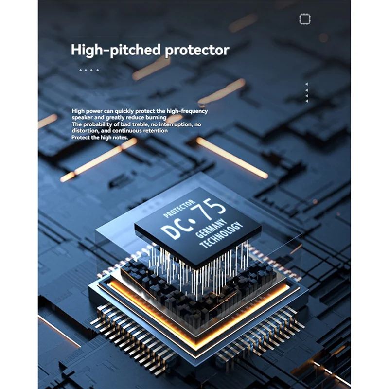 【ABUP】High-Crossover Board 2000Hz 800W Dual Tweeter High-Pressure 2 Way Speaker Frequency Divider Filter Audio Hi-Fi Crossover