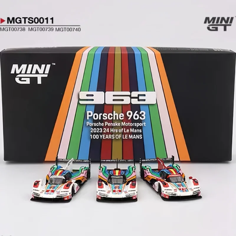 in-stock-1-64-963-2023-le-mans-set-mgts0011-alloy-die-cast-simulation-car-model-adult-ornaments-boys'-toys-children's-gifts