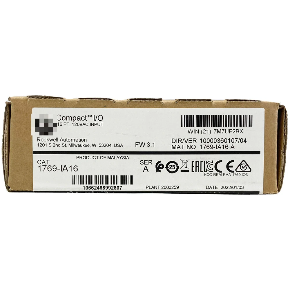 Nuevo 1769-IA16 CompactLogix 16pt 120VAC Entrada SER A EE. UU.