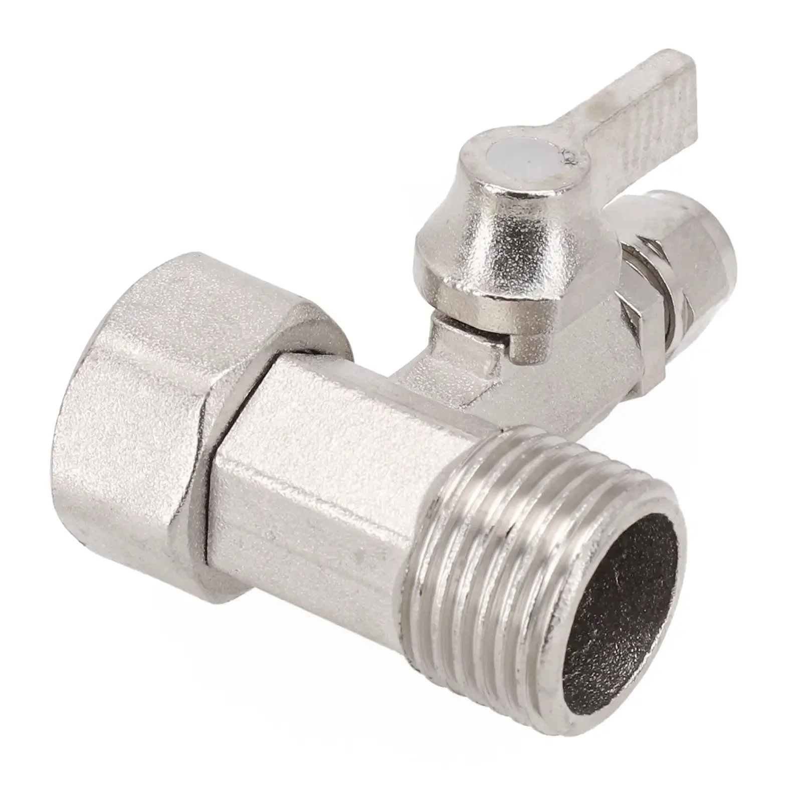 1PC RO Feed Water Adapter 1/2" to 1/4" With Shut-Off Ball Valve Faucet Tap Feed Reverse Osmosis Tee B Cold Hot Water Tube image 5