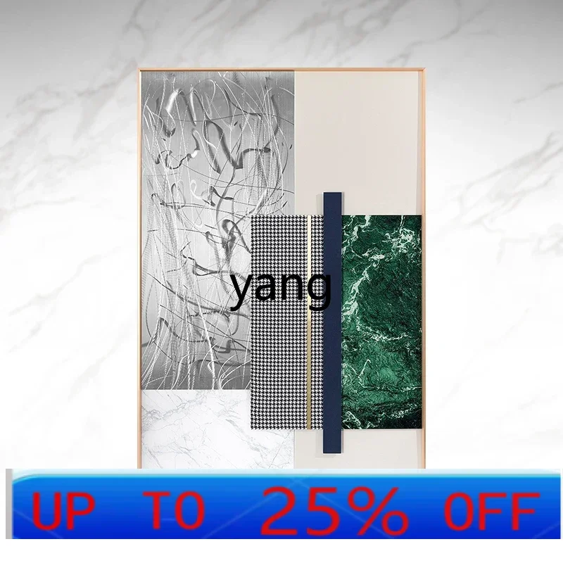 LTT modern light luxury entrance decorative painting sofa background wall living room decorative painting