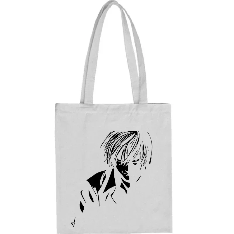 Death Note Anime Women Unisex Handbag Versatile Daily Cool Casual Harajuku Stylish Shoulder Bag Fashion Vintage Canvas Tote Bag