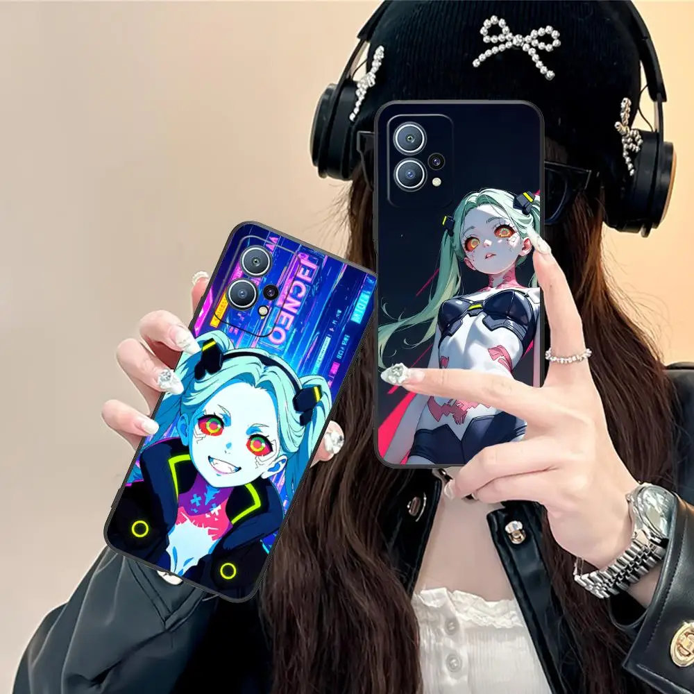 

Чехол для мобильного телефона в стиле панк Girl Rebecca для Huawei P60 P50 P40 P30 P20 P10 P9 P8 Pro Lite Plus с цветным принтом, роскошный чехол