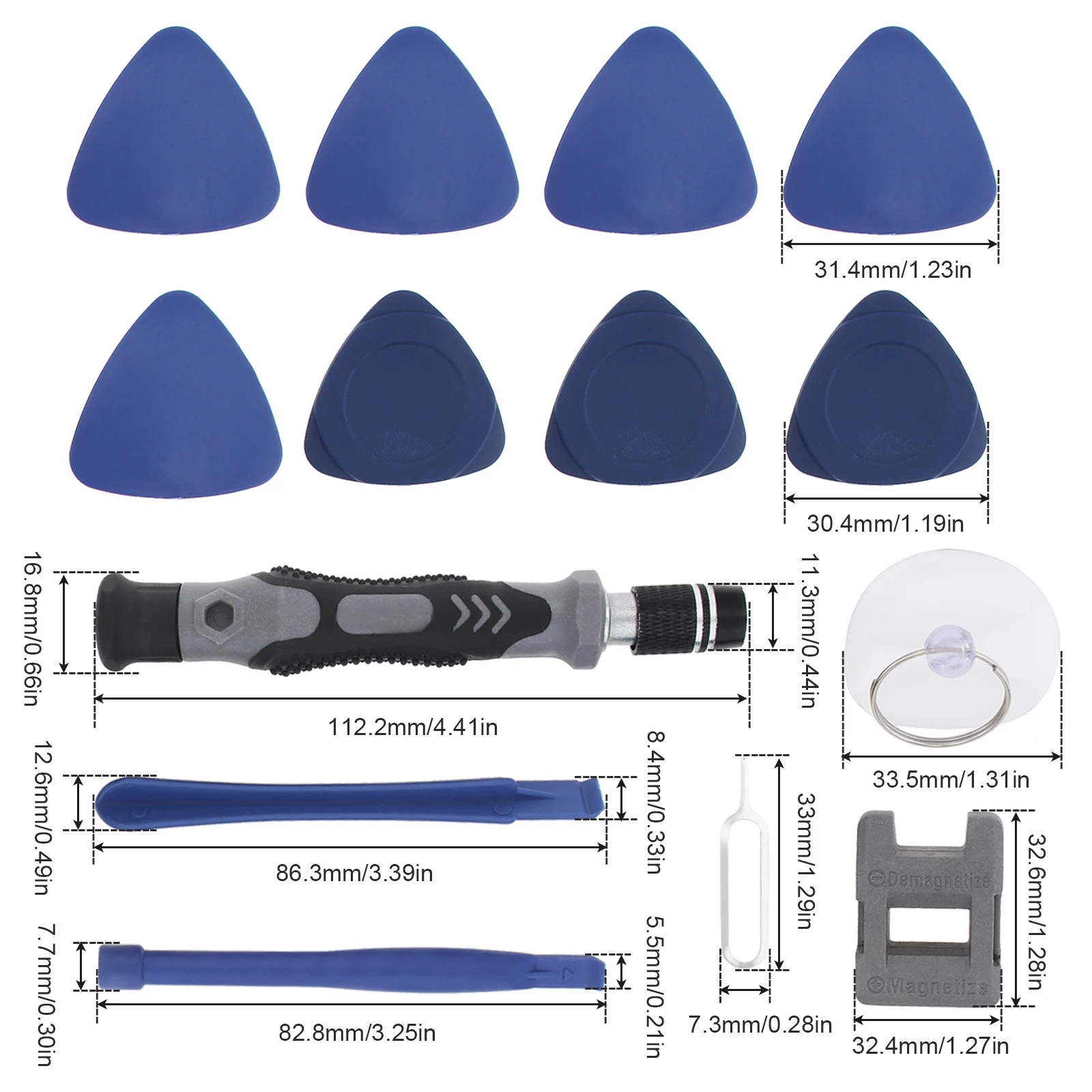 25 In 1 Set di cacciaviti punte di cacciavite rimovibili di precisione combinazione di utensili a mano magnetici guarda PC strumenti di riparazione