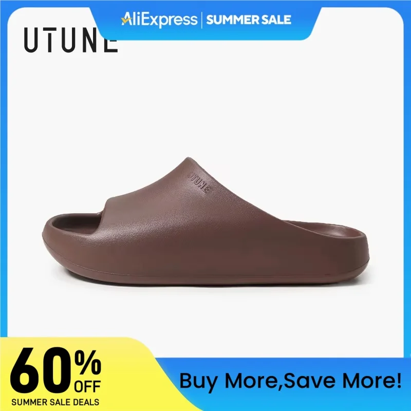 

UTUNE 2025 Summer EVA Thick Sole Massage Slippers Unisex Soft Non-Slip Comfortable Slides for Indoor & Outdoor Use Beach Sandals