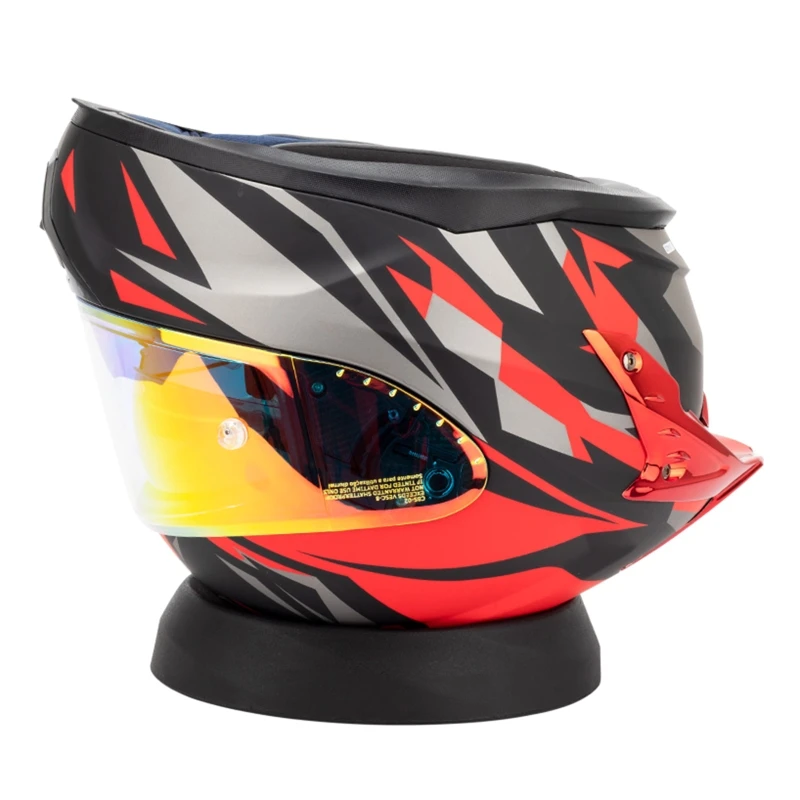 พลาสติกสีดำขนาดเต็มหมวกนิรภัย/Headwear ขาตั้งรถจักรยานยนต์บริการ Pad Donut แหวน