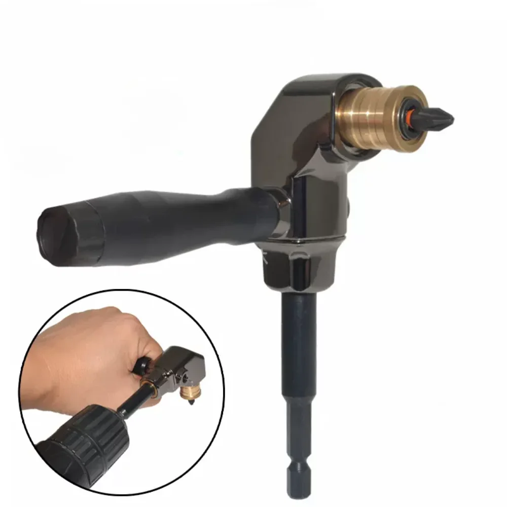 

Angle Driver 90-Degree Right-angle Electric Drill Bit Corner Device Adapter Screwdriver Holder Universal Post Repair Tool