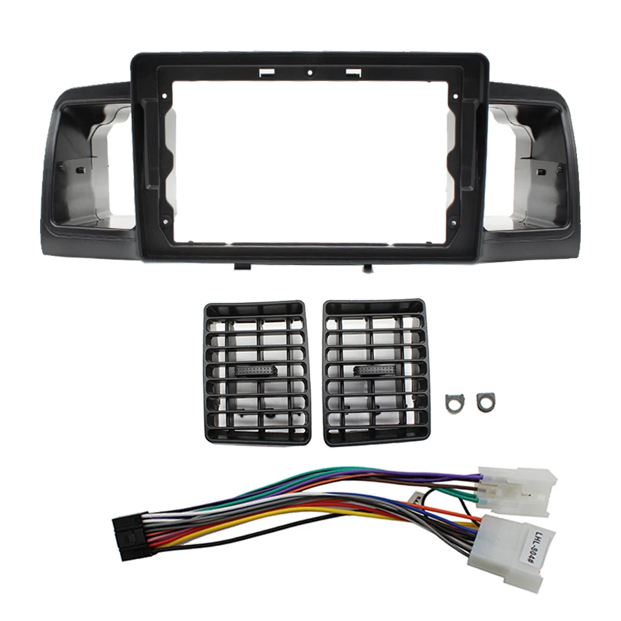 

Car accessories 9 Inch Fascia For TOYOTA COROLLA Car Radio Stereo GPS Android Player 2Din Head Unit Panel Dash Install Frame