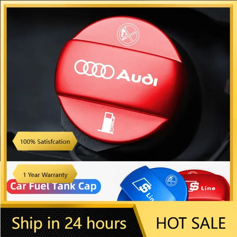 

2025 Hot Audi-Series Car Fuel Tank Cap Alloy Petrol Box Cover Accessories For Audi Q5 Q4 A4 A6 A7 A5 A3 Q3 Q2 A1 A8 TT S1 S3 Q7