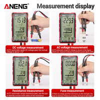 ANENG 622A AC/DC Voltage Tester 6000Counts Voltage Detector with  Lamp LCD Display Multifunctional for Zero Fire Line Check