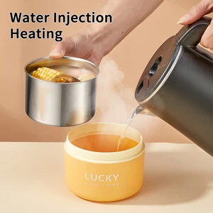 WORTHBUY Kotak Makan Siang Termal Tertutup Portabel untuk Anak-anak Microwave yang Dapat Ditumpuk 304 Kotak Bento Baja Tahan Karat Wadah Makanan Berinsulasi 12 penjualan terbaik bento kawaii - №