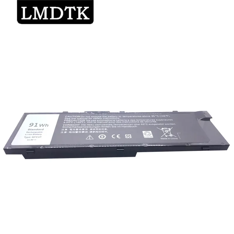 

LMDTK Новый MFKVP Аккумулятор для ноутбука Dell Precision 7510 7520 7710 7720 M7710 M7510 T05W1 1G9VM GR5D3 0FNY7 M28DH 11,4 V 91Wh