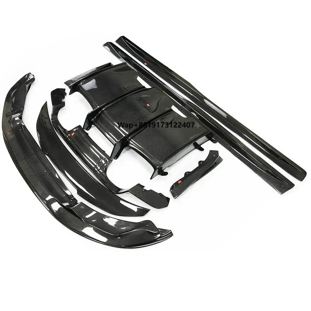 

PSM Style Carbon Fiber Bodykit Front Bumper Chin Lip Rear Diffuser Trunk Spoiler Side Skirt for F80 F82 F83 M3 M4
