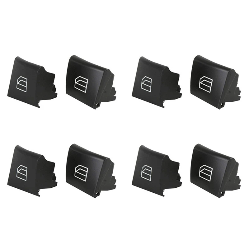 8X Window Switch Button Covers For Mercedes-Benz ML GL R Class W164 X164 W251 Power Window Master Switch Repair Button