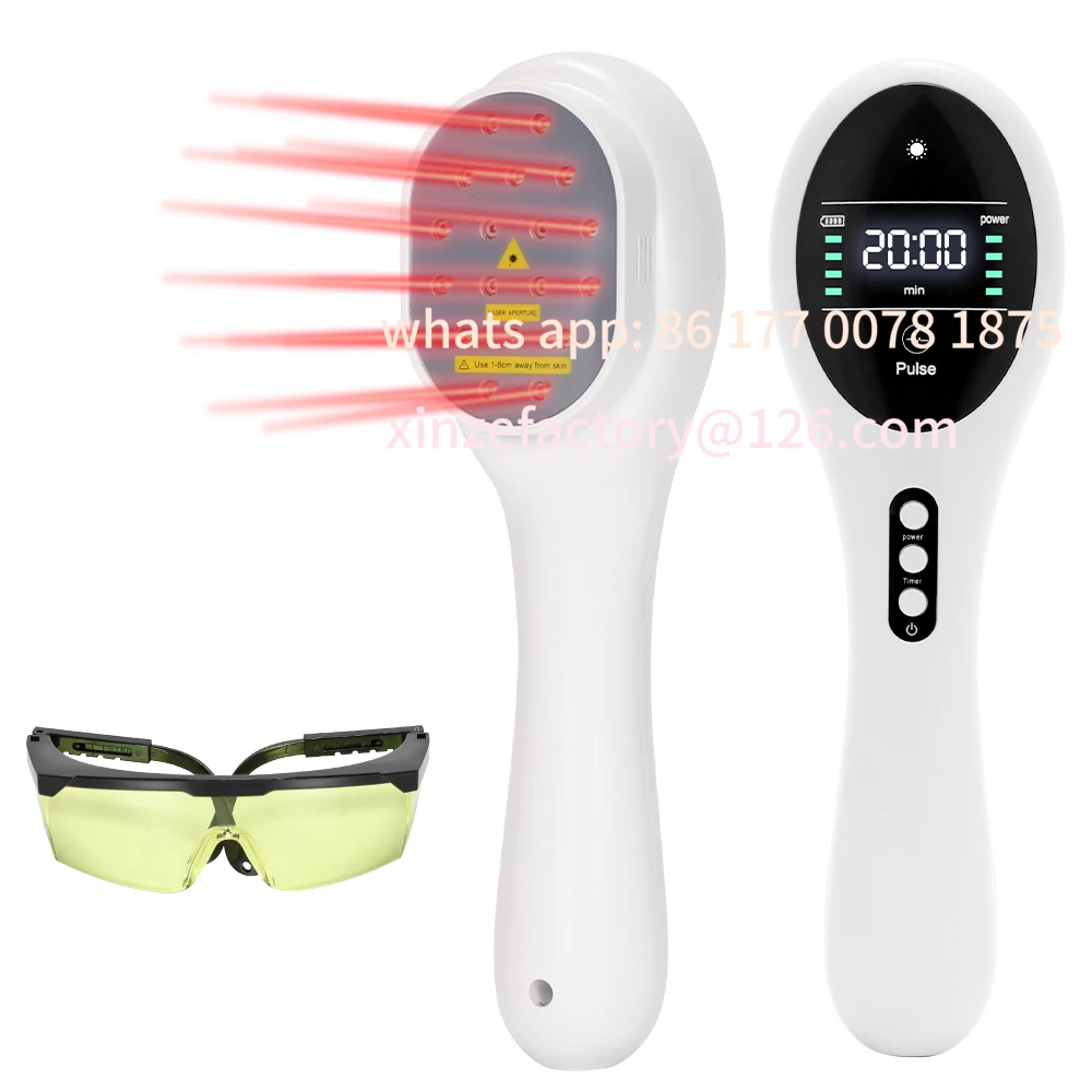 

Customizable 650+808nm Laser Physiotherapy Device Handheld Face Body Red Light Beauty Device Skin Rejuvenation Muscle
