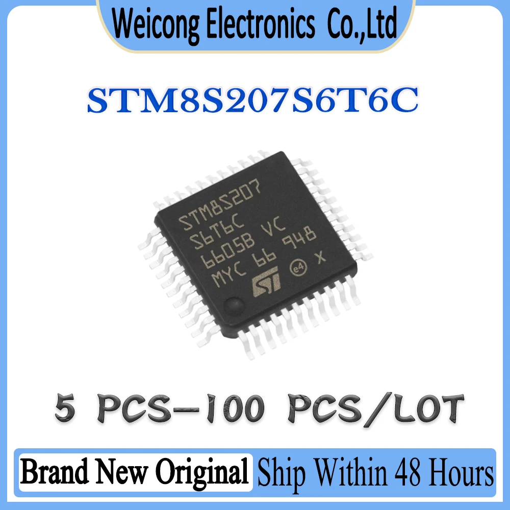 

STM8S207S6T6C STM8S207S6T6 STM8S207S6T STM8S207S6 STM8S207S STM8S207 STM8S STM8 STM New Original IC MCU Chip LQFP-44