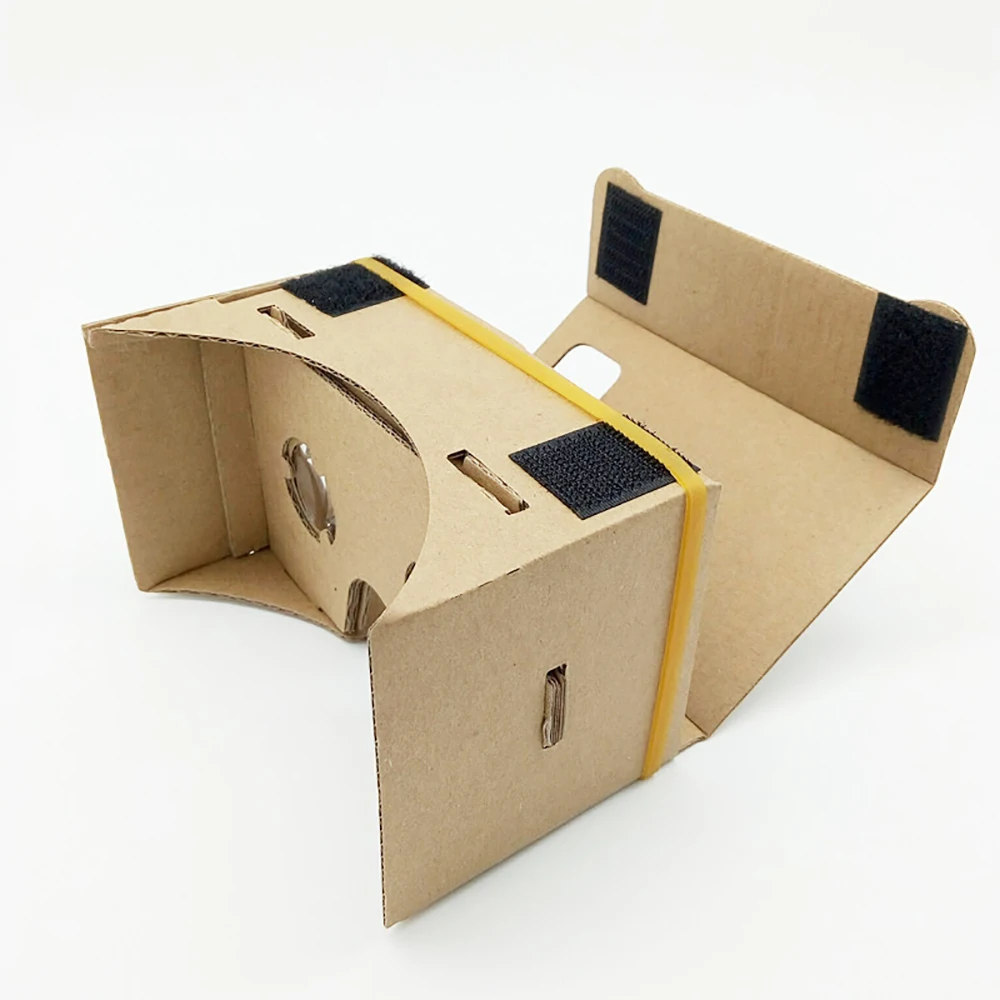 DIY Portable VR Glasses Google Cardboard 25mm Adjustable Lens Universal Smartphone Compatible 3D Movie Gaming Virtual