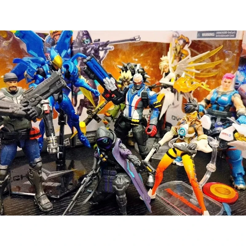 

В наличии Overwatch Storm Hero Series 6-дюймовая кукла Blizzard Dj Genji Half Cang, модель ручной работы, подарок на день рождения