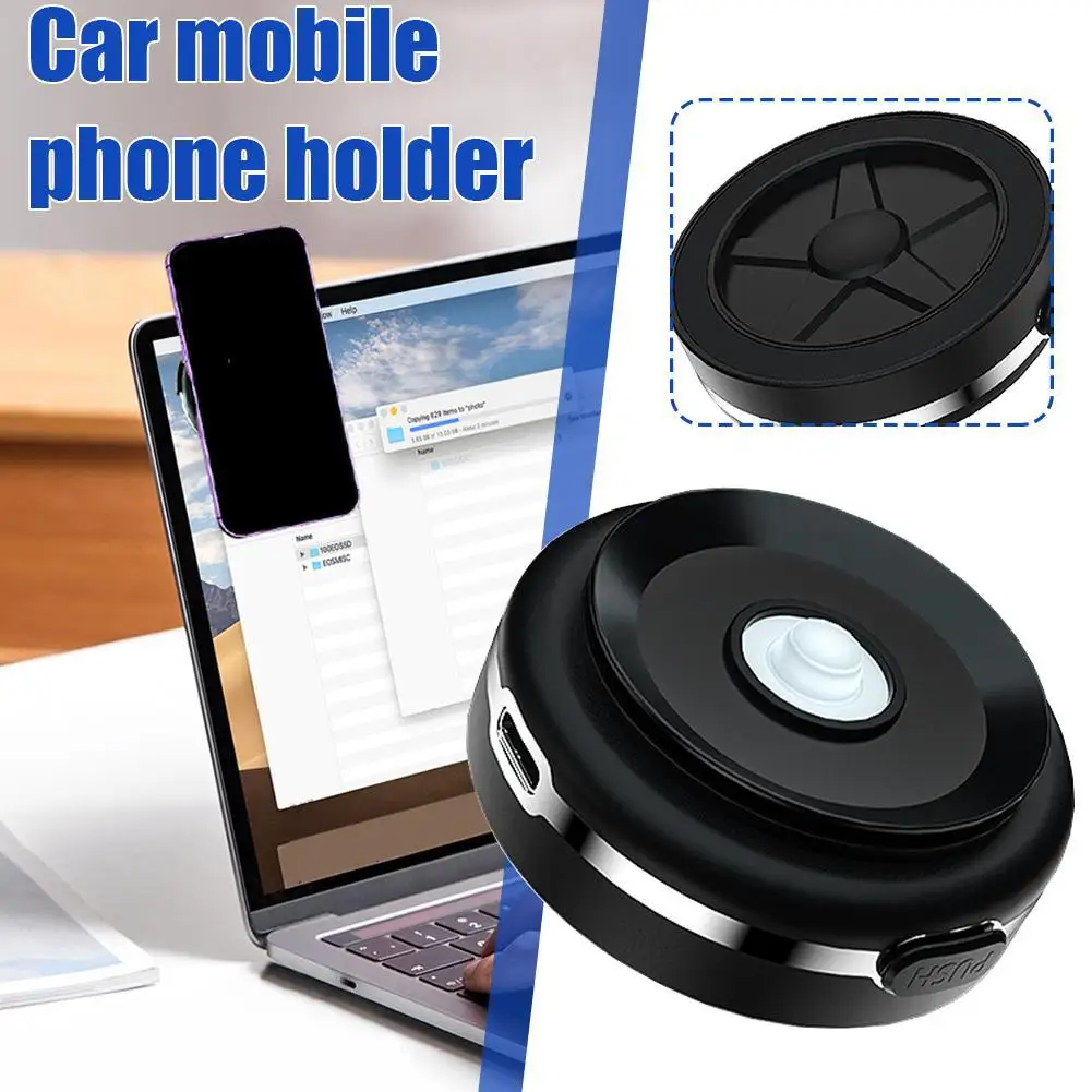 

For Magsafe Magnetic Vacuum Sucker Car Phone Holder Stand Universal Phone Laptop Same Screen Mounting Bracket Wall Support