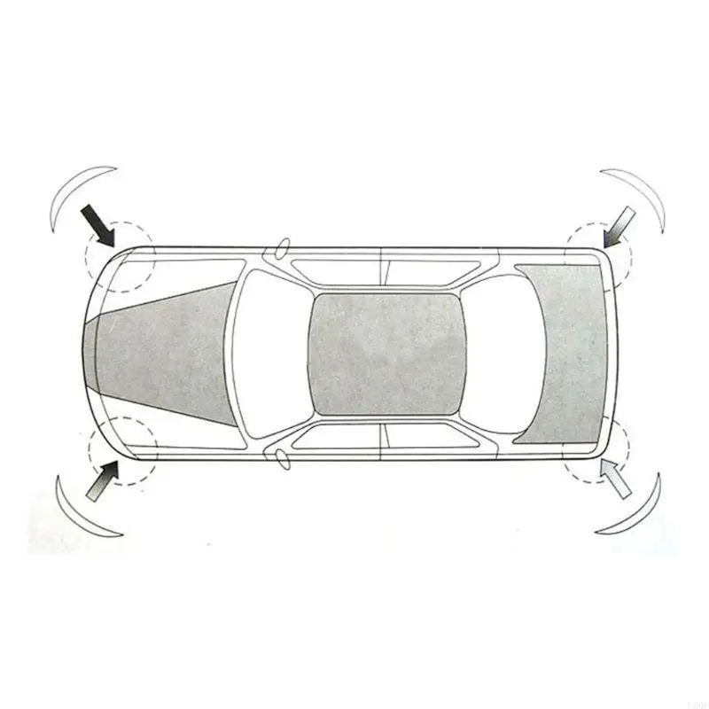 4Pcs Auto Corner Guard Protective Bumper Sticker Vehicle Door Protector New
