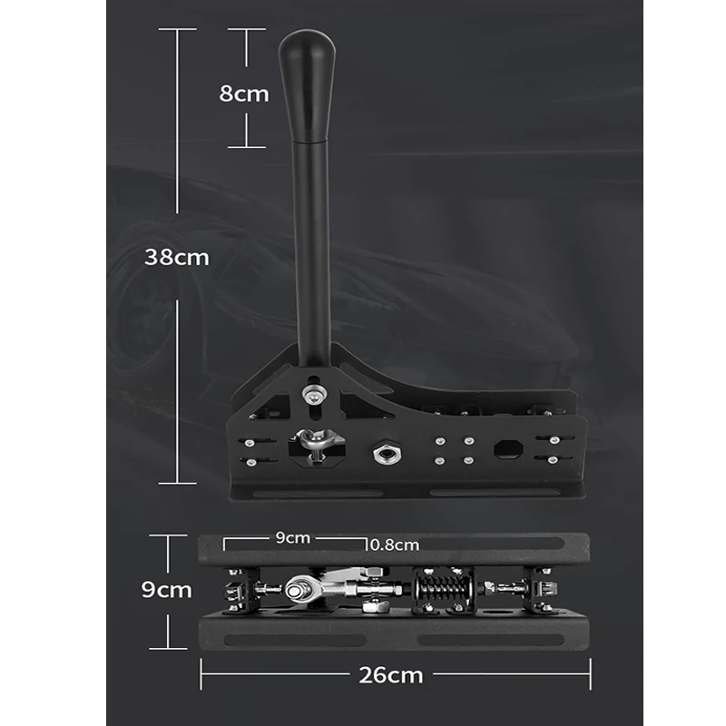 PC Racing Games SRS Sequential Shifter Gearshift SIM For Logitech G25 G27 G29 T300 T500 Handbrake System USB Hand Brake