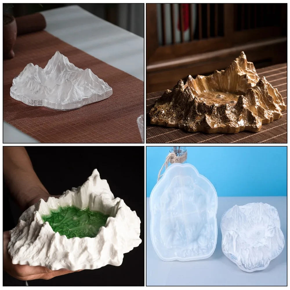 Smooth Surface Ashtray Mould Translucent Easy Demoulding Resin Ashtray Mould Reusable DIY Ashtray Mould Wide Applications