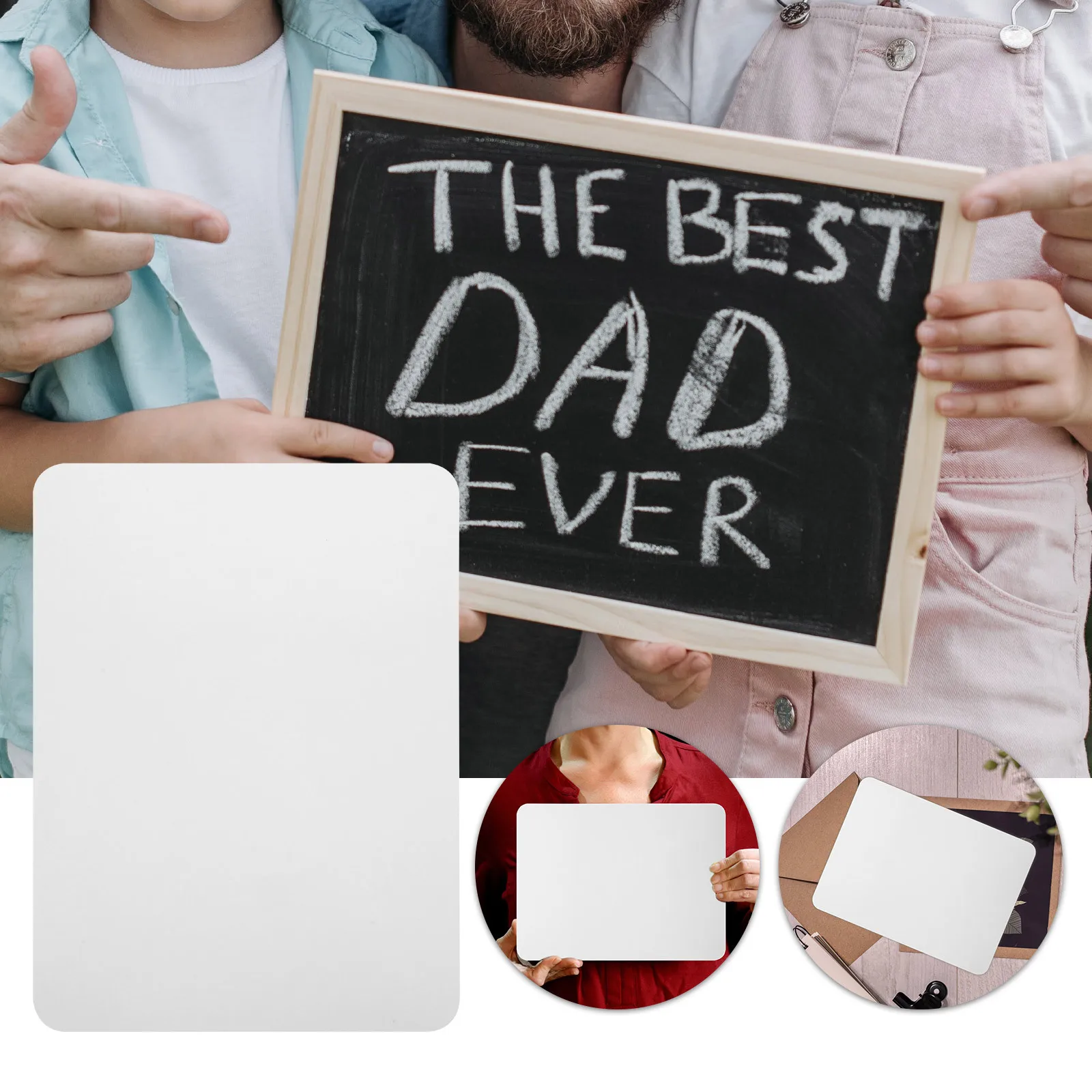 2 قطعة لوحة المسح الجاف مزدوجة الجوانب 24X36 بوصة سطح الميلامين جدار قابل للتركيب سطح المكتب السبورة لمكتب المنزل المدرسة #1