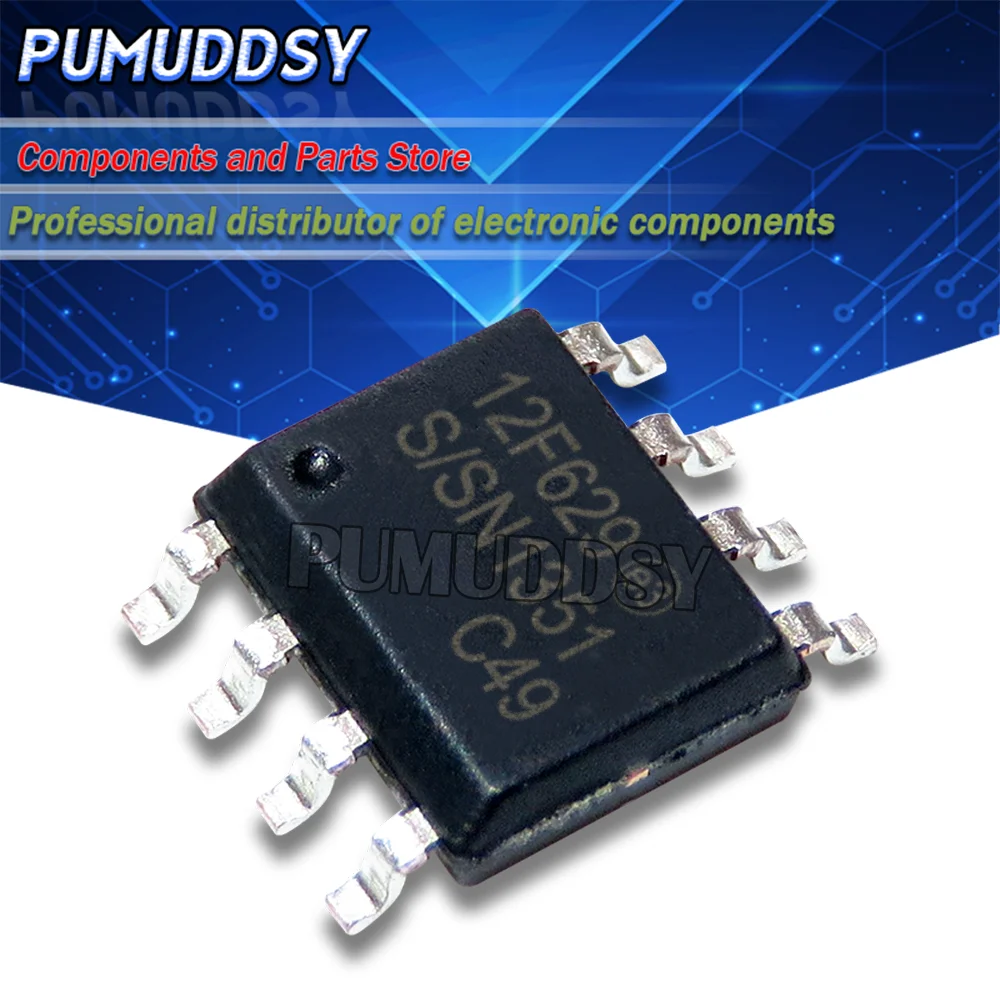 5PCS New PIC12F675-I/SN 12F675 8-Bit CMOS Microcontrollers SOP-8 PIC12F629-I/SN PIC12F629 12F629