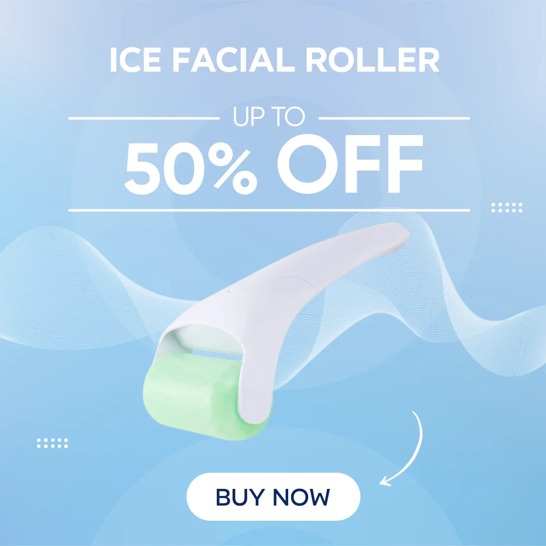 تدليك أسطوانة الثلج الباردة من LESEN مناسب لأداة رفع بشرة الجسم بالكامل وتدليك شد الوجه ومضاد للتجاعيد وتخفيف الآلام