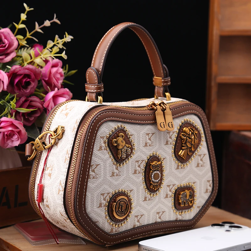 

2025 Newly Trendy and Popular Handheld Square Bag with Delicate Sequined Decoration Women's Stylish and Luxury Shoulder Handbag