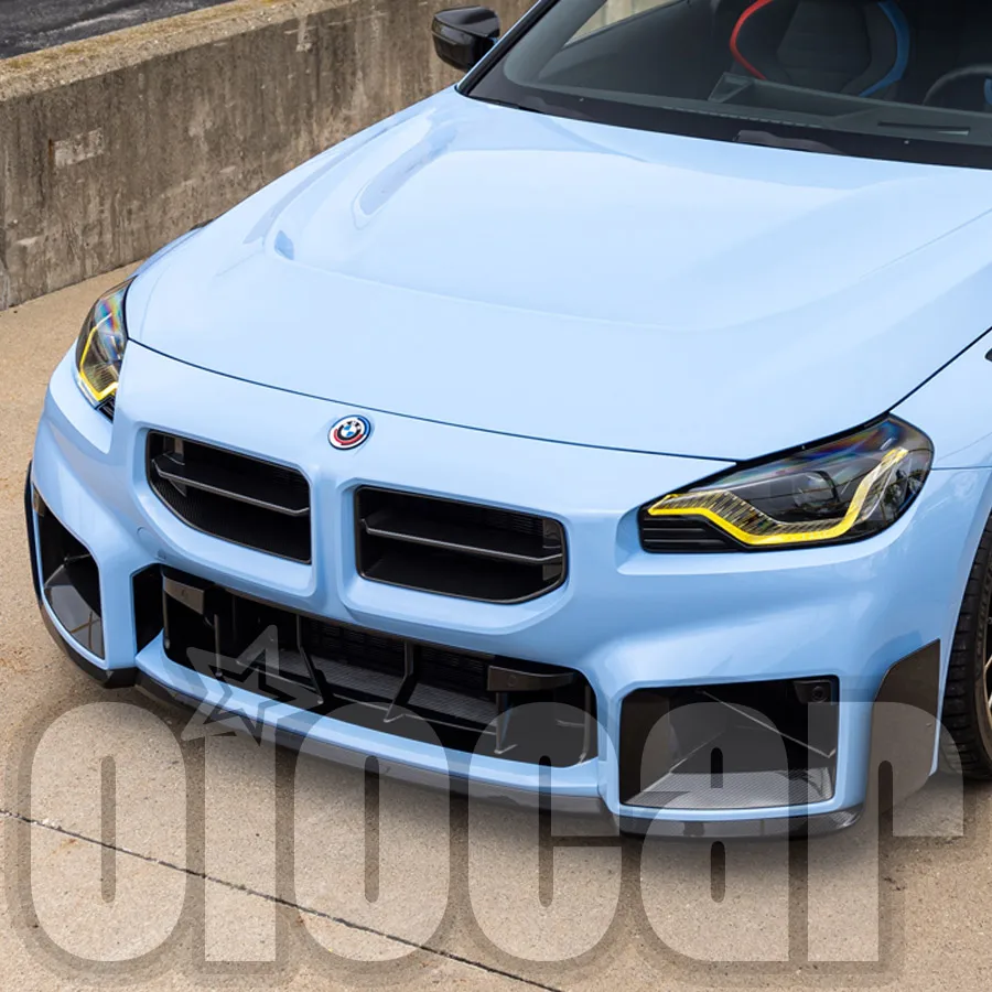 oiomotors MP Style Dry Carbon Front Bumper  Lip Splitter for BMW G87 M2