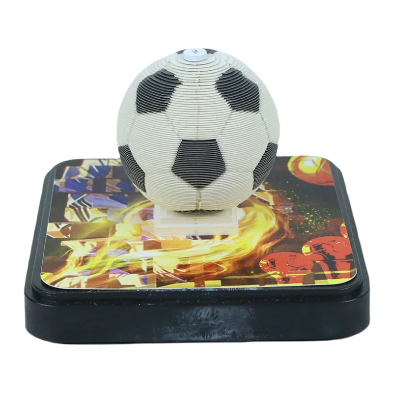 

3D Memo Pad with 2025 Calendar Football Souvenir Miniatures Novelty Party Favors for Kids Birthday