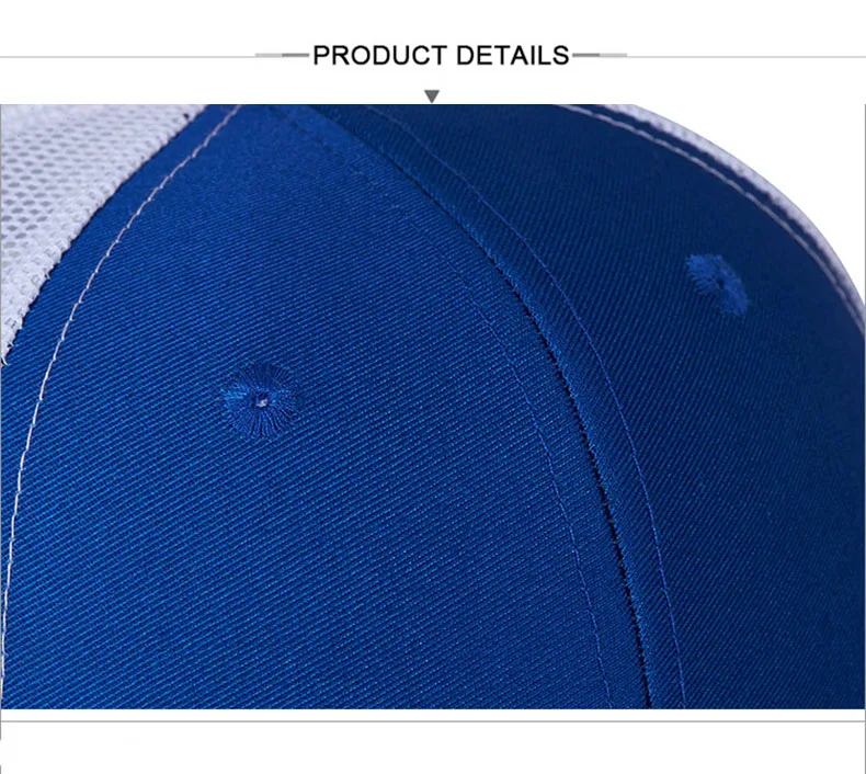 Benutzerdefinierte Stickerei Logo Baseball Cap Sommer zerbrechliche Netz leere Truck Caps Männer Frauen Text Brief Richardson Hüte individuelles Logo – Detail 8