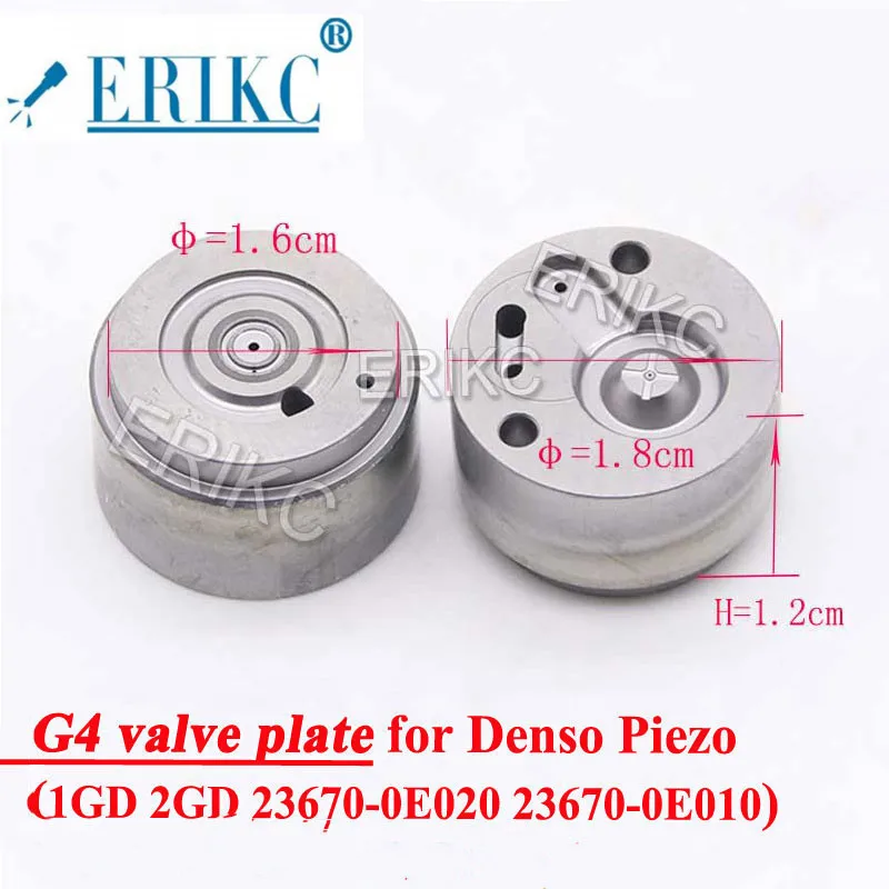 ERIKC 295040-9440 Diesel CRail Injection Control Valve Plate G4 for Denso Toyota Hilux Piezo Injector 23670-0E010 23670-0E020