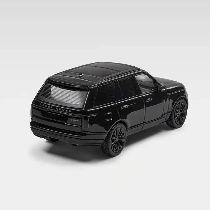 MASSDI 1/64 Scale Range Rover 2020 Black Warrior Alloy Car Model Simulation Toy Desktop Collection Gift Static Display
