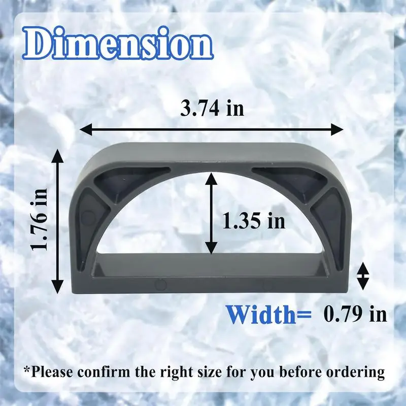 Suporte magnético para fazer gelo, substituição de 2 suportes magnéticos para fazer gelo, gadgets para casa