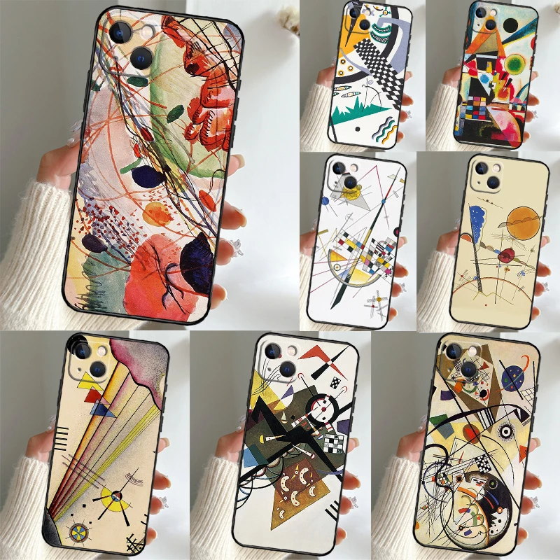 Wassily Kandinsky Abstract Artistic Case For OnePlus 6 Nord CE 5 2 3 4 Lite N20 N30 OnePlus 15 15T 13 12 11 10T 13T 13R 12R 15R