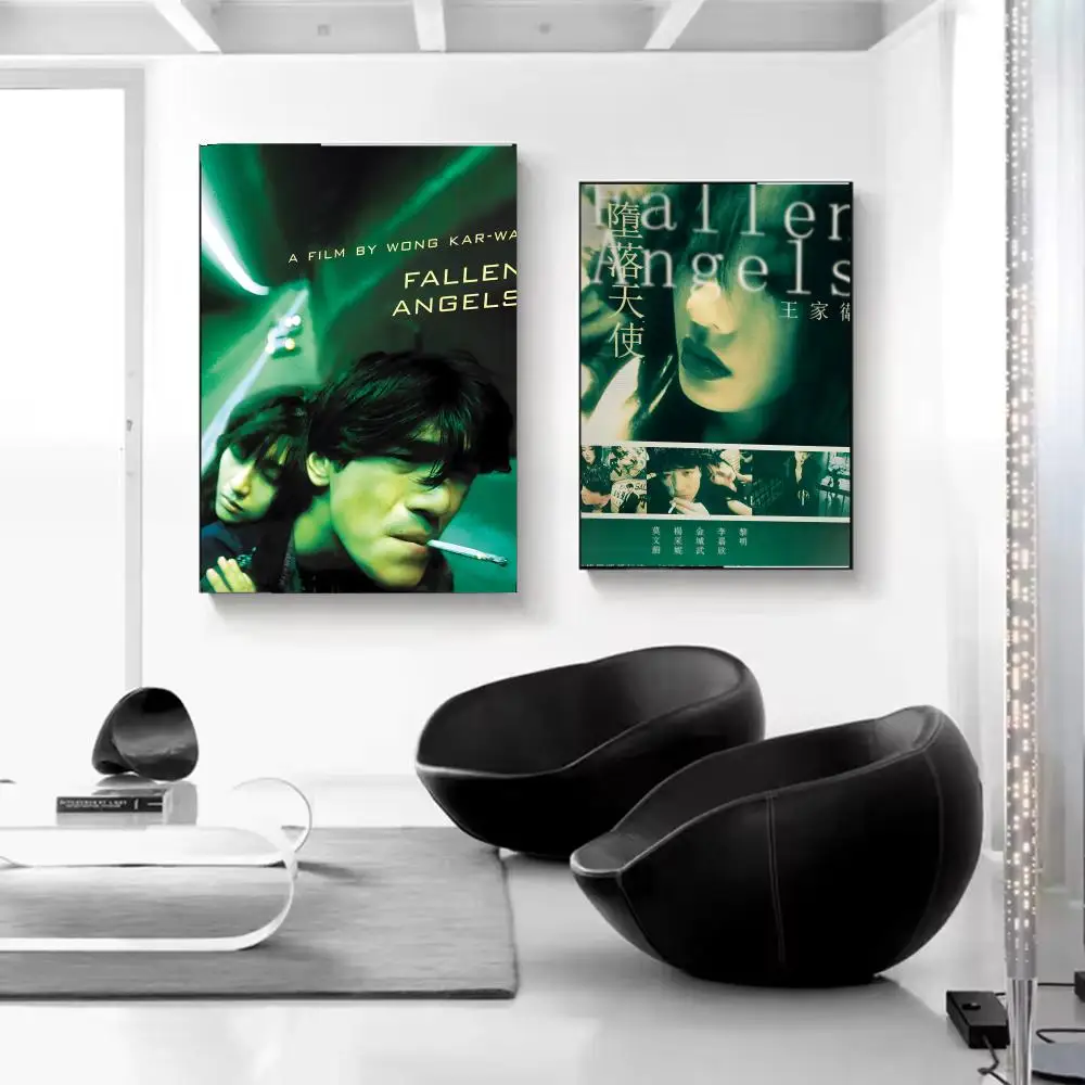 Movie Fallen Angels 1995 Poster Self-adhesive Art Waterproof Paper Sticker Coffee House Bar Room Wall Decor