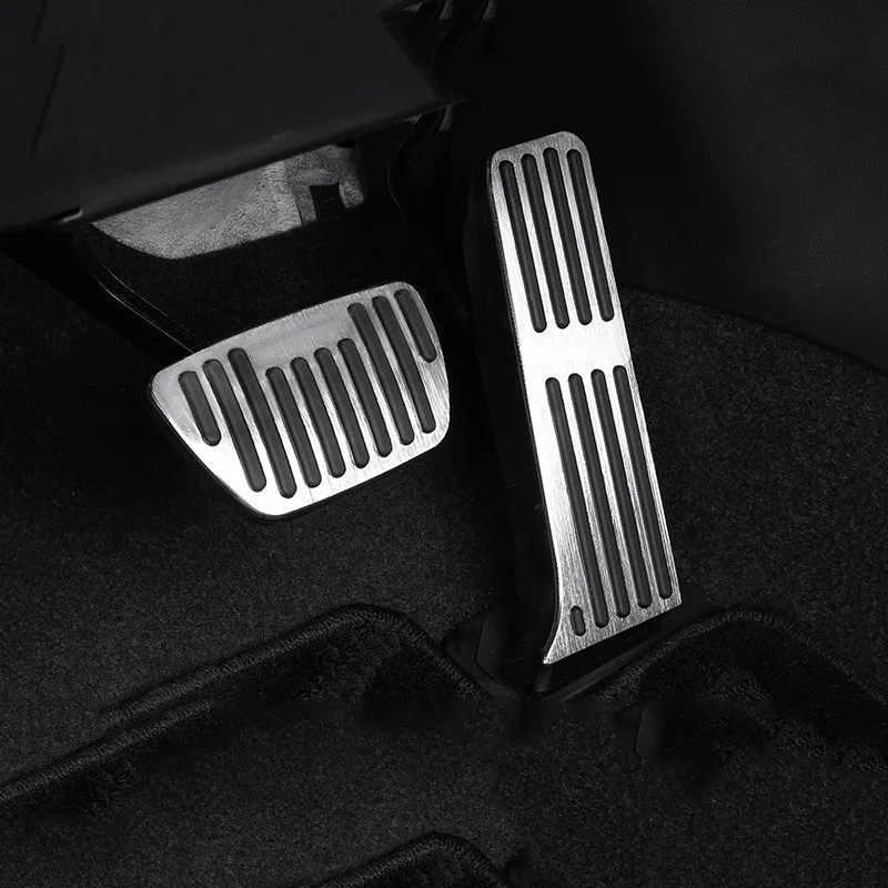 For Toyota Harrier Venza IV XU80 2020 2021 2022 Aluminum Car Accelerator Fuel Brake Pedals Cover Anti-Slip Pads Case Accessories