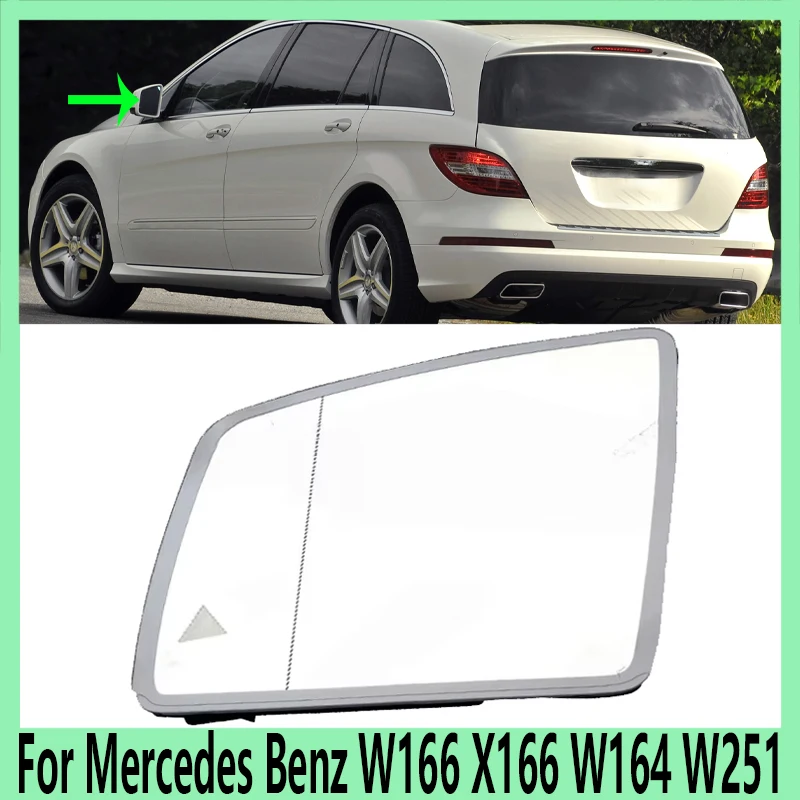 For Mercedes Benz W166 X166 W164 W251 1668101319 Car Accessories Left Rearview Mirror with Heated Blind Spot Anti-Glare