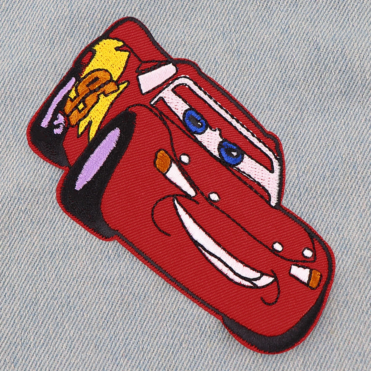 Cool Racing Embroidery Patch Iron On Patches For Clothing Thermoadhesive Patches For Clothes Jackets Sew DIY Stickers