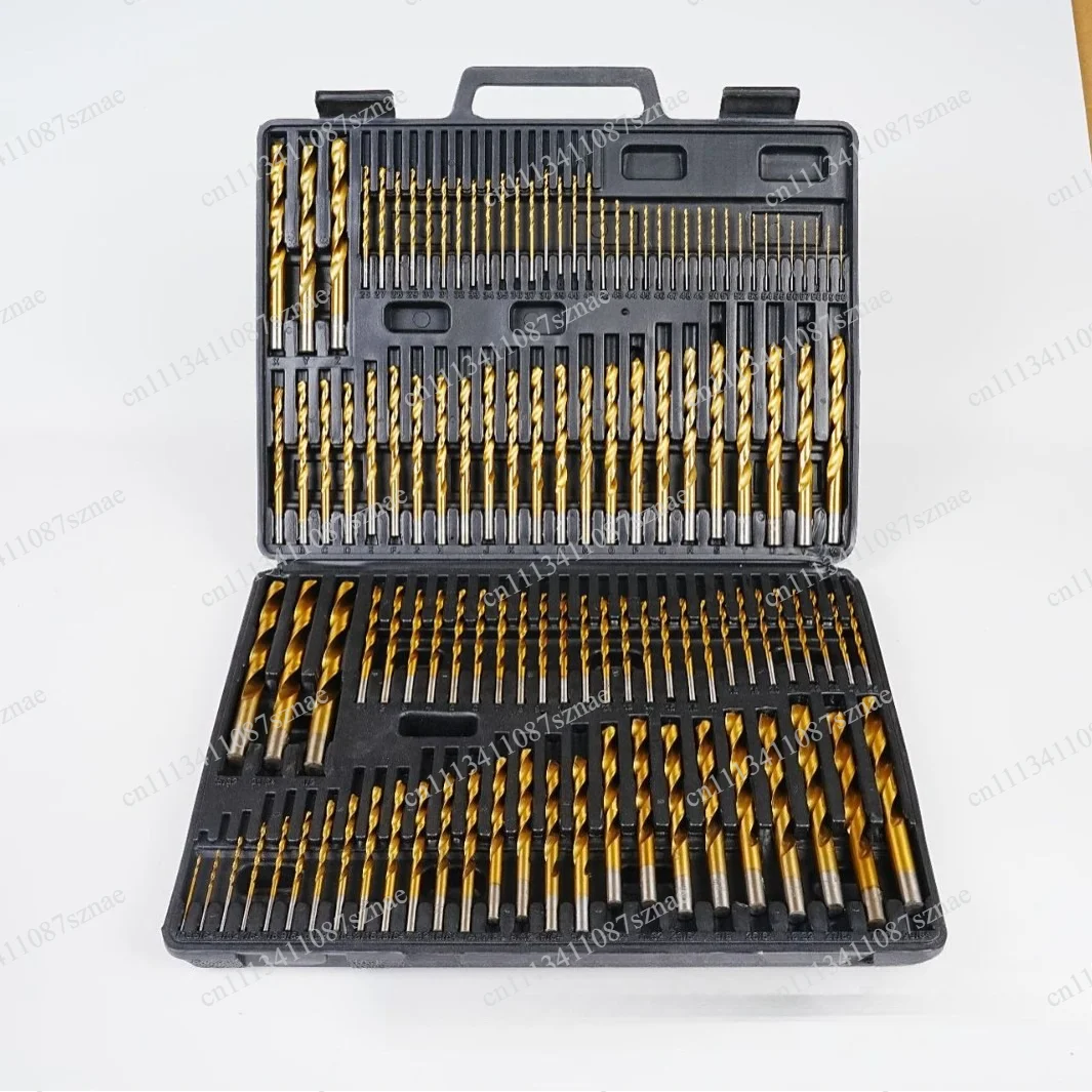 Premium High-Speed Steel Twist Drill Bit Set with Cobalt, Imperial Number and Letter Sizes for Precision Drilling