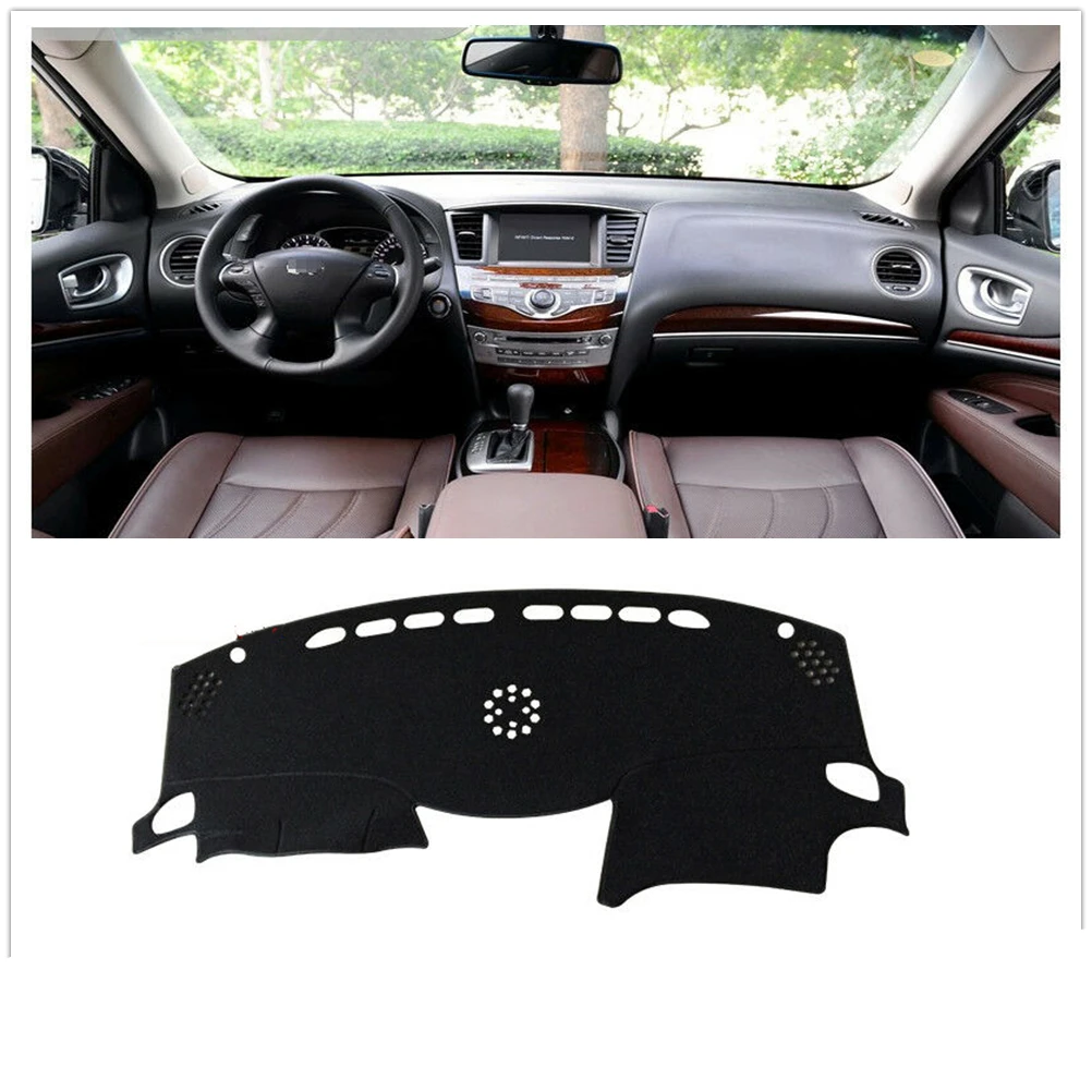 Front Dashboard Cover Carpet Car Dash Board Mat Sun Shield Pad Shade Strip For Infiniti QX60 2016 2017 2018