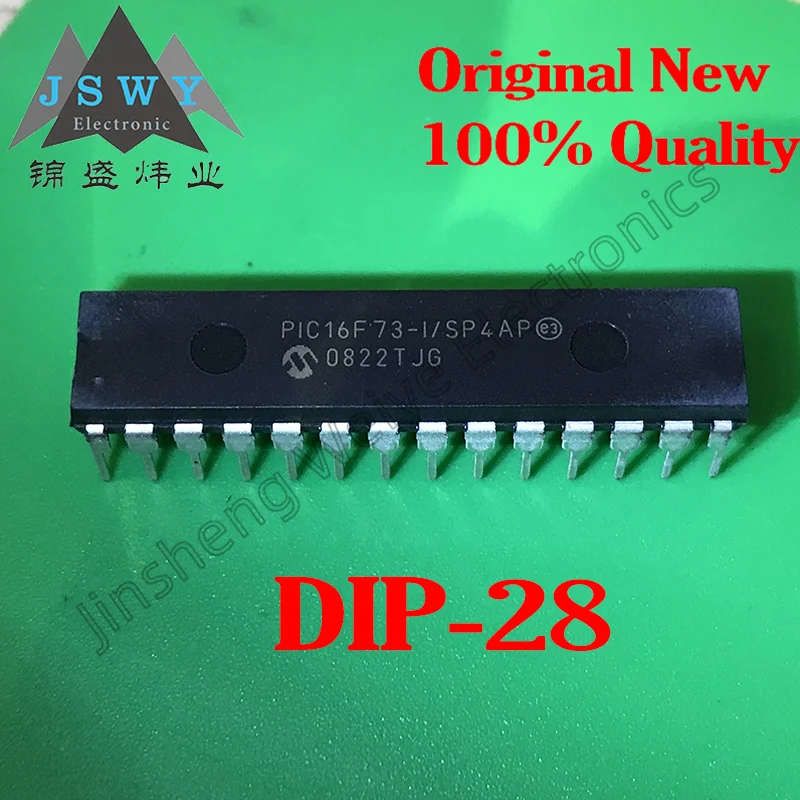 

(2-10 pieces) PIC16F73-I/SP4AP DIP-28 PIC16F73-I/8-bit microcontroller/Brand new/in stock/fast delivery