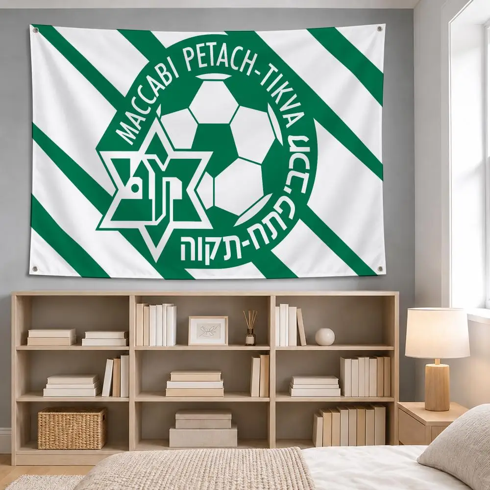 Football Club Maccabi Haifa Flags wall flag fabric hanging flag room decor apartment living room photo corner