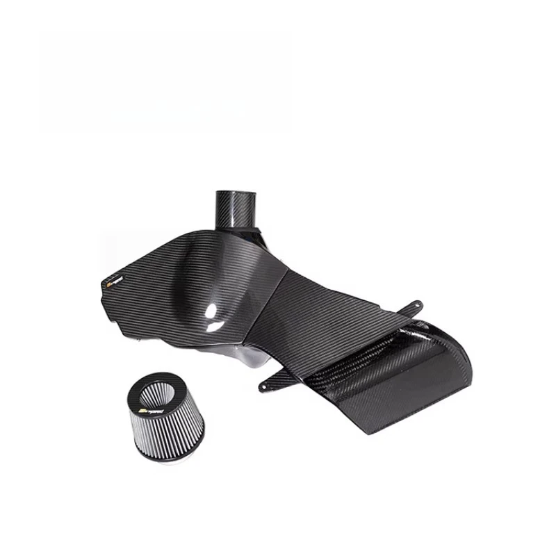 

Hot Pressing Tank Craft Quality 100% Dry Carbon Fiber Cold Air Intake System for S4 S5 B8 EA837