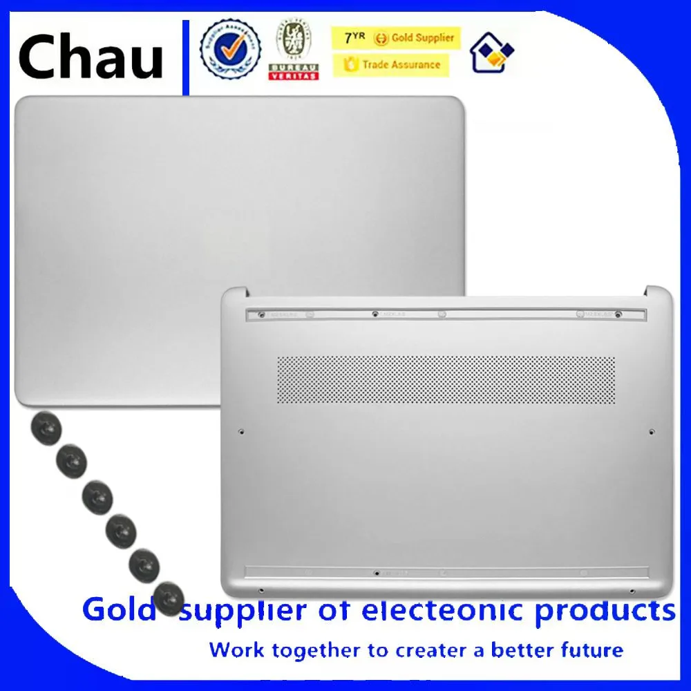 

New For Chau 14-DQ 14S-DR 14S-FR FQ TPN-Q221 Q242 Laptop LCD Back Cover /Bottom Base Cover Lower Case