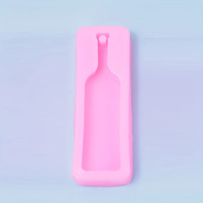 1 piece, grape wine bottle keychain silicone mold high legged cup handmade pendant cake decoration mold