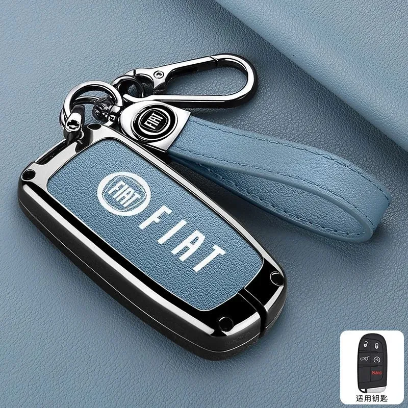 

Car Key Fob Cover Car Key Case Cover For Fiat Freemont Toro 500X 500L 2016 2017 2018 Car Key Smart Remote Protection Case Shell